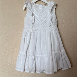 OshKosh B'gosh White Ruffle Kids Dress